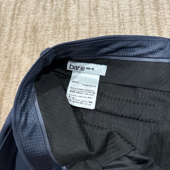 Bar III Classic Blue Men's Suit - Picture 8 of 10